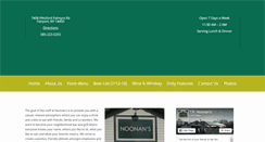 Desktop Screenshot of noonanspub.com